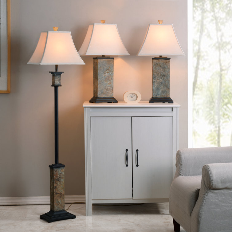 Winston Porter Caravette Oil Rubbed Bronze Traditional Floor
